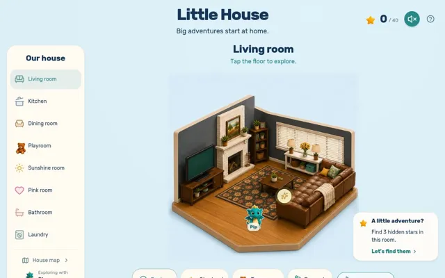Little House · Big Adventures homepage preview